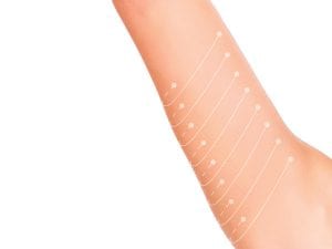 drawing pdo thread on arm